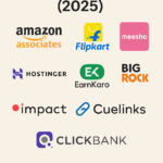 Top 10 Affiliate Programs in India (2025) with Official Signup Links